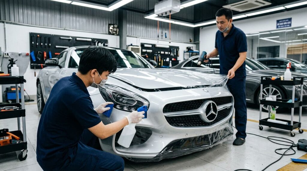 Top 5 Ưu Điểm Vượt Trội Của Phim Bảo Vệ Sơn Ppf Ô Tô Bạn Cần Biết 1 Dan Ppf O To Cao Cap Bao Ve Son Xe