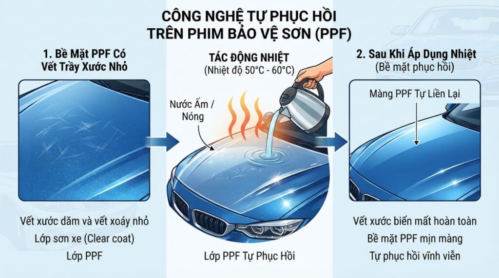 Top 5 Ưu Điểm Vượt Trội Của Phim Bảo Vệ Sơn PPF Ô Tô Bạn Cần Biết