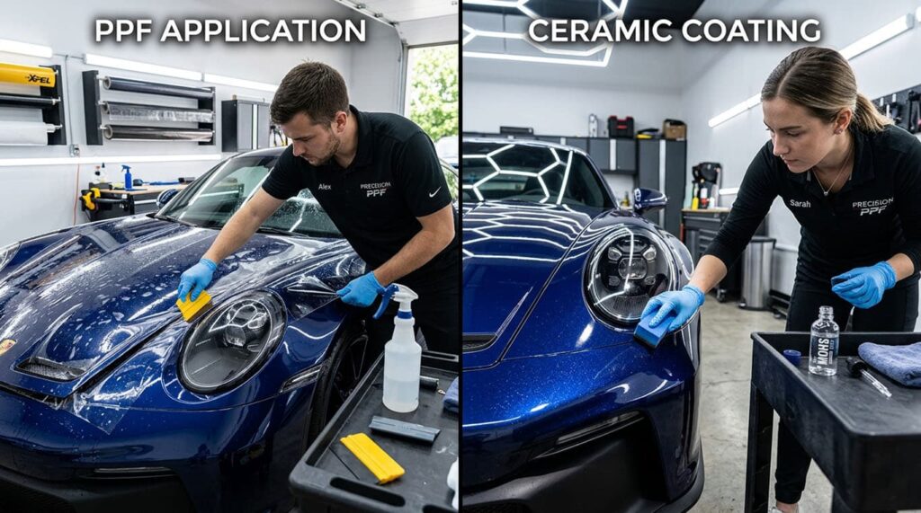 Dán Ppf Hay Phủ Ceramic? Đâu Là Lựa Chọn Tốt Nhất Cho Xế Cưng? 1 So Sanh Nen Dan Ppf Hay Phu Ceramic Cho O To