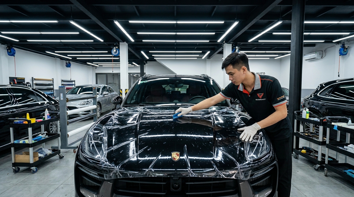 Giải Đáp Chi Tiết: Dán Ppf Bao Lâu Thì Xong Tại Trung Tâm Detailing Chuyên Nghiệp? 1 DanPpfBaoLau