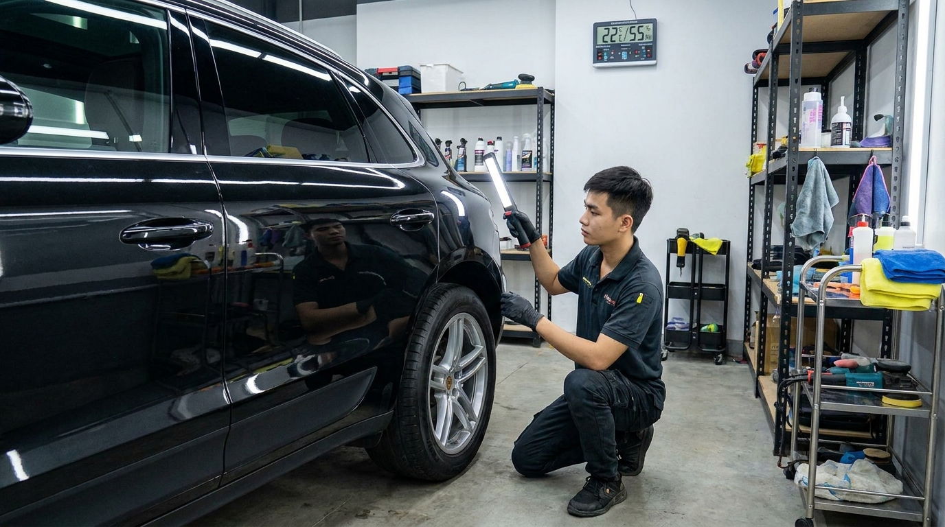 Giải Đáp Chi Tiết: Dán Ppf Bao Lâu Thì Xong Tại Trung Tâm Detailing Chuyên Nghiệp? 4 DanPpfMatBaoLau