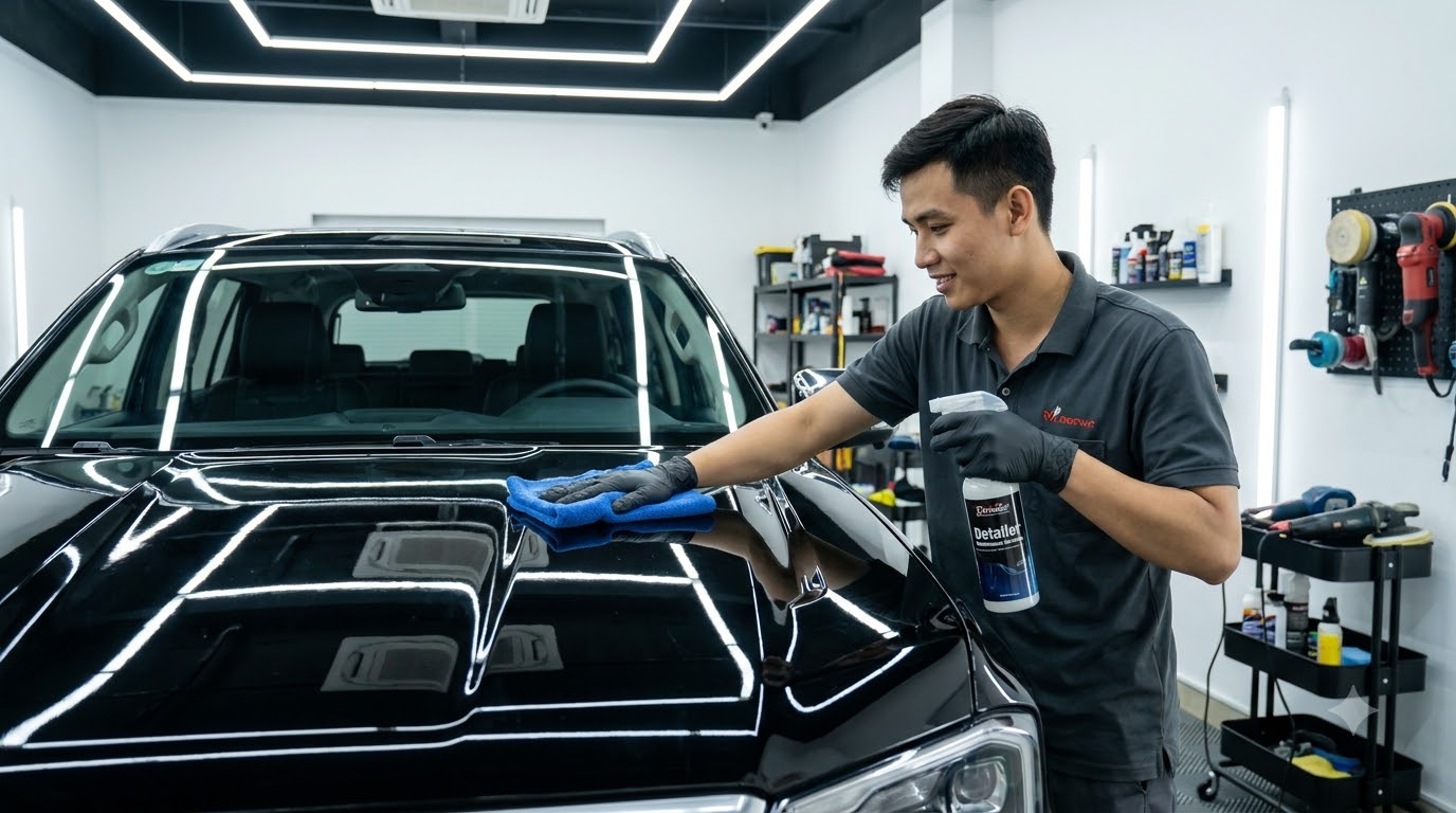 Quy Trình Rửa Xe Detailing Đúng Chuẩn Cho Xe Dán Ppf Giúp Tăng Tuổi Thọ Màng Phim 4 DungDichRuaXeDanPpfAnToanVaBaoDuongPhim