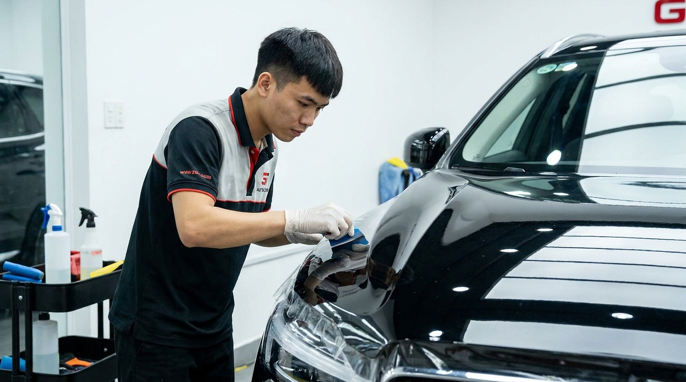 Đánh Giá Stek Ppf Toàn Diện: Giải Mã Công Nghệ Hydrophobic Và Sự Khác Biệt Với Evomax 3 KyThuatDanPpfOToStekChuanDetailing