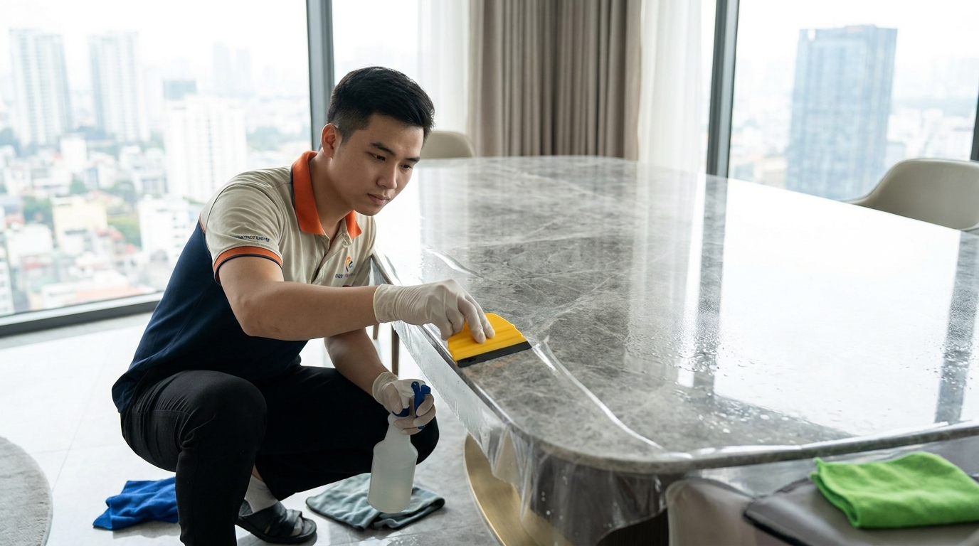 Dán Ppf Bàn Ăn Cao Cấp: Giải Pháp Bảo Vệ Nội Thất Tiên Tiến Nhất Hiện Nay 3 QuyTrinhDanPpfBanAnChuyenNghiep