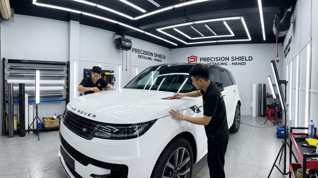 Quy Trình Dán PPF Ô Tô Chuẩn Mỹ Tại Trung Tâm Chăm Sóc Xe Chuyên Nghiệp