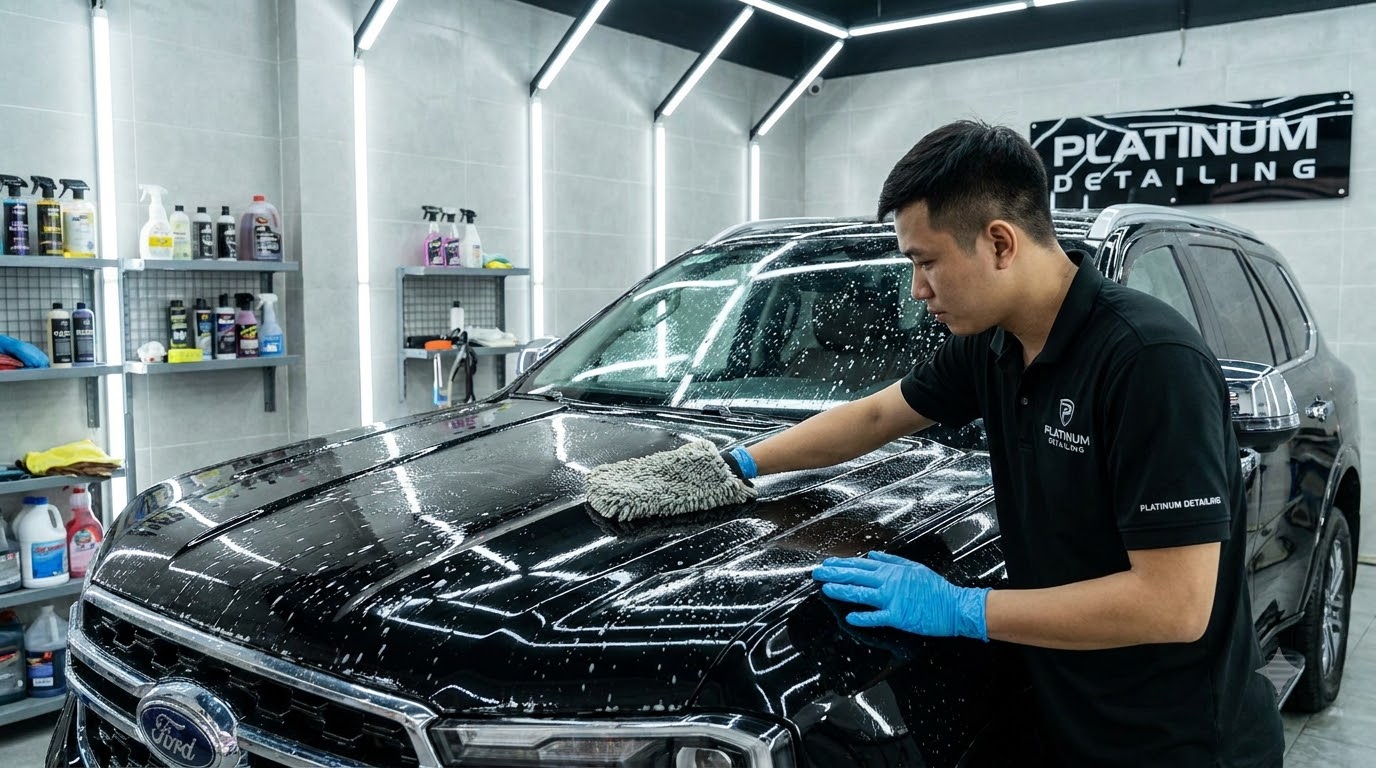 Quy Trình Rửa Xe Detailing Đúng Chuẩn Cho Xe Dán Ppf Giúp Tăng Tuổi Thọ Màng Phim 1 QuyTrinhRuaXeDetailingChoXeDanPpfChuanMuc