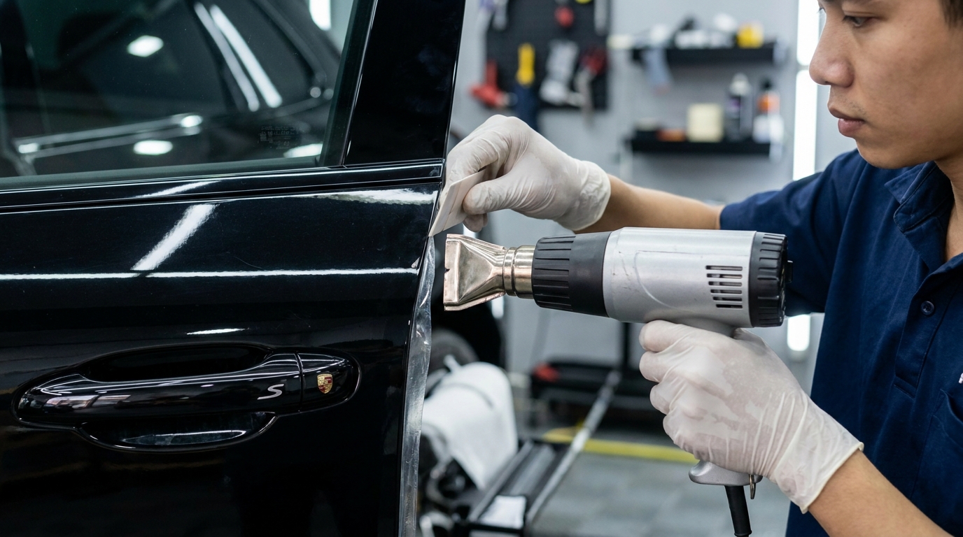 Giải Đáp Chi Tiết: Dán Ppf Bao Lâu Thì Xong Tại Trung Tâm Detailing Chuyên Nghiệp? 3 ThoiGianDanPpfOTo