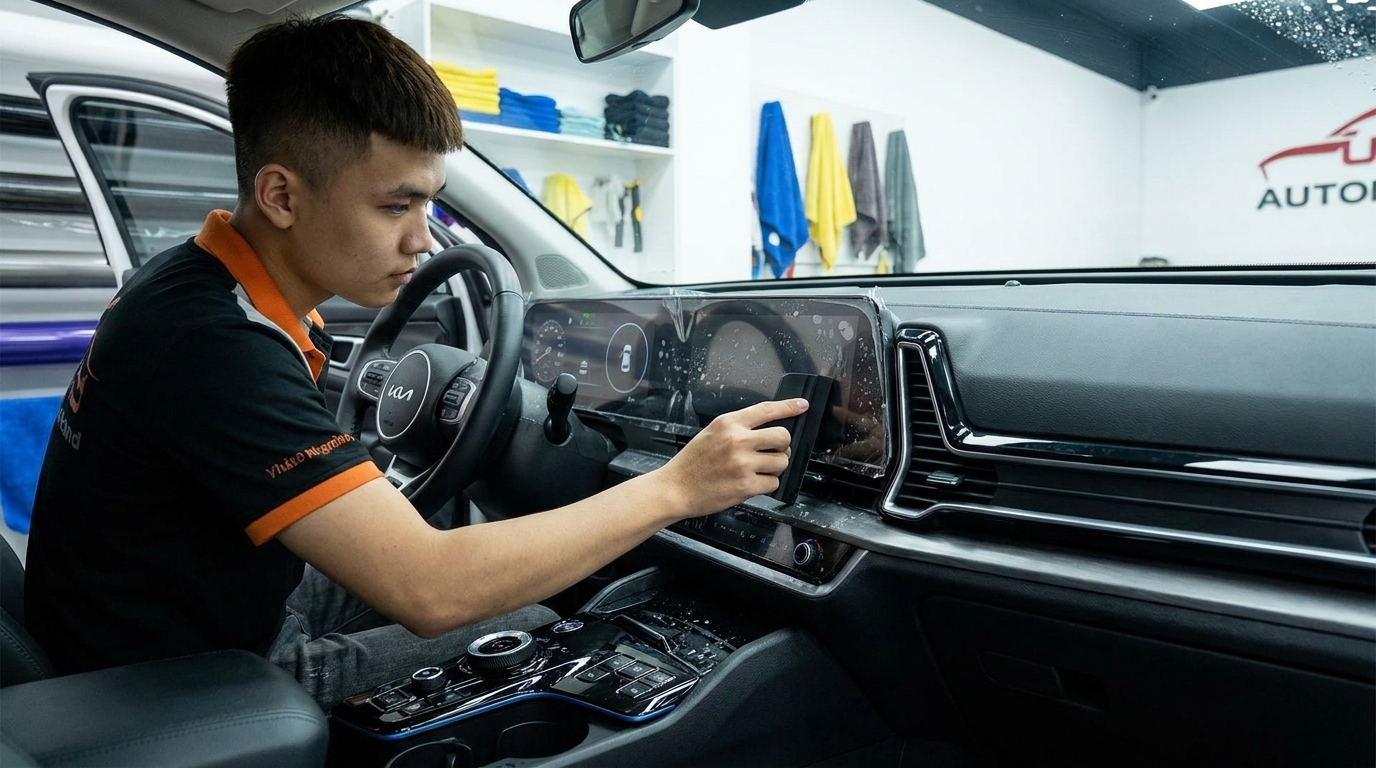 Dán Ppf Kia Sportage: Giải Pháp Bảo Vệ Sơn &Amp; Nội Thất Tuyệt Đối Chuẩn Detailing 3 DanPpfNoiThatKiaSportageChongXuocNhuaPianoBlack