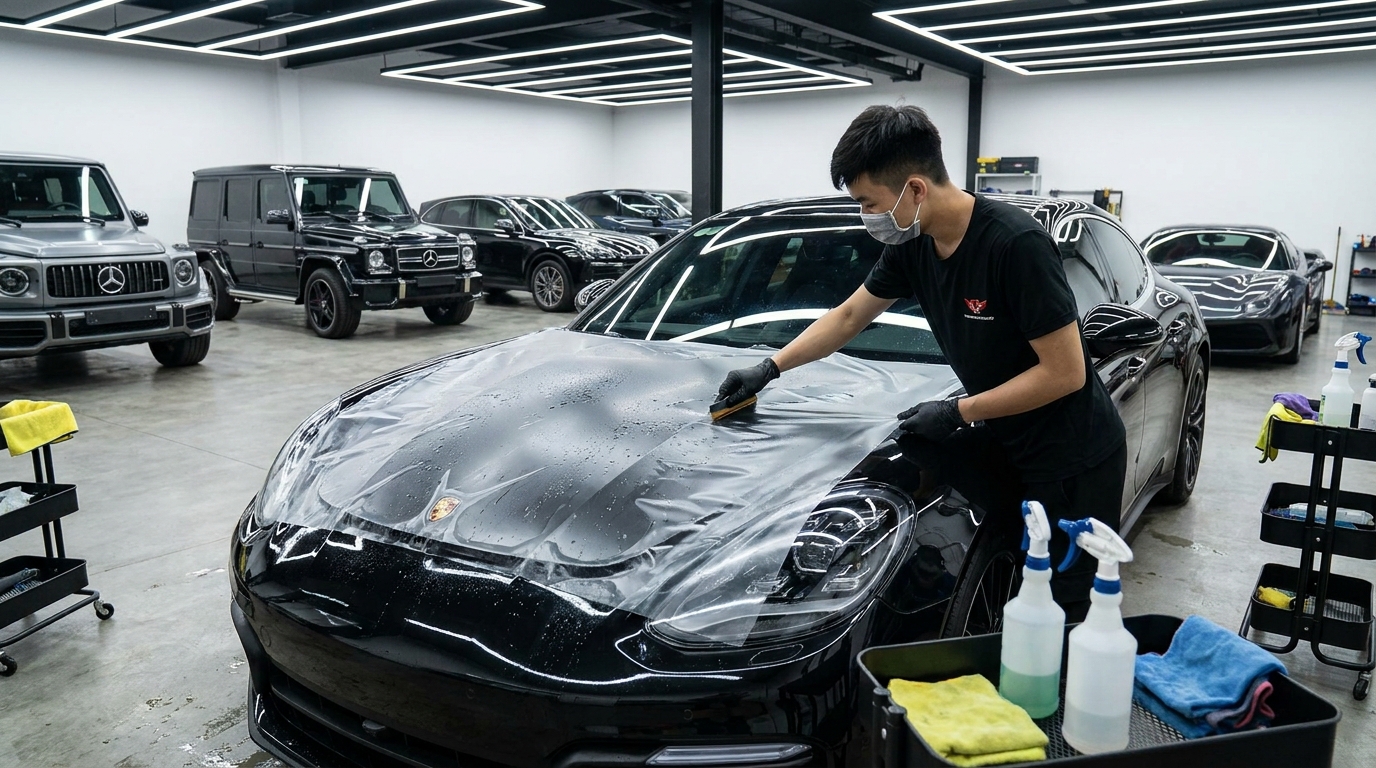 Tìm Hiểu Về Các Loại Bề Mặt Sơn Ô Tô: Sơn Bóng, Sơn Nhám Và Sơn Nhũ 4 DanPpfBaoVeSonXeChuyenDungChoSonBongVaSonNham