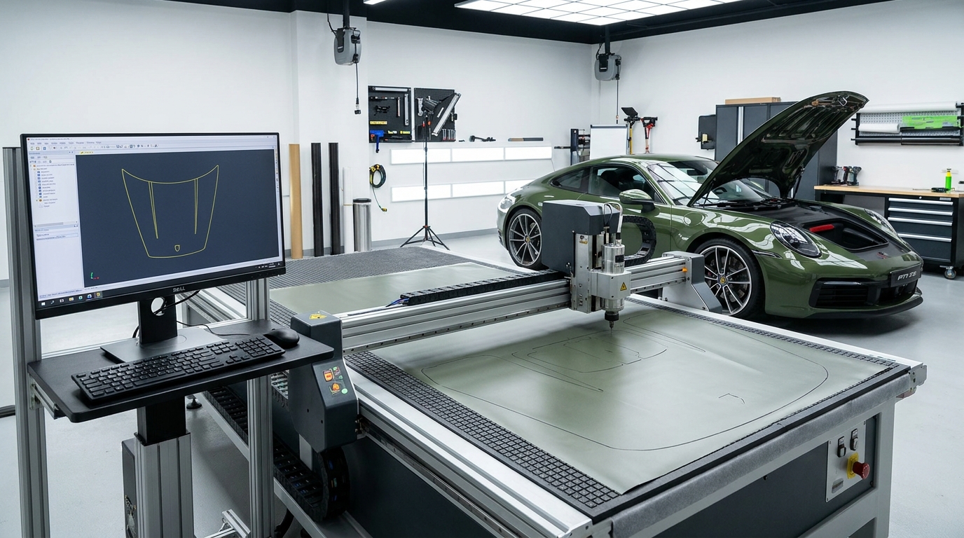 Sơn Nhám Dán Ppf Được Không? Bóc Tách Giải Pháp Bảo Vệ Từ Chuyên Gia Detailing 4 QuyTrinhDanPpfChoXeSonNhamBangCongNghePrecutCnc